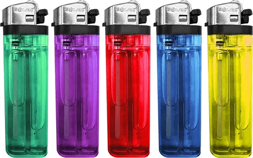 Miniatura 3 de Mecheros desechables (paquete de 50) Solar Lite® Incluye 5 paquetes adicionales Total de 55 mecheros