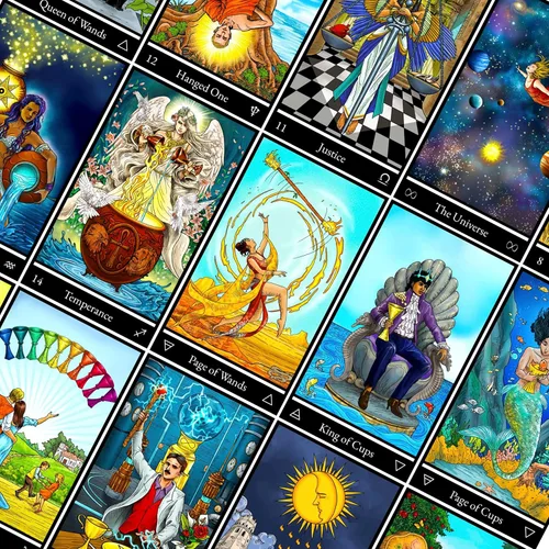 Miniatura 5 de Tarot Deck con guía completa – Simbolismo moderno e interpretaciones digitales mejoradas para todos los niveles