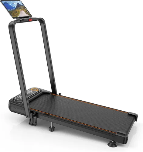 Foldable Treadmill with 12% Incline, 6 in 1 Folding Treadmill with Handle Bar for Home/Office,Under Desk Treadmills Portable Walking Pad with App,