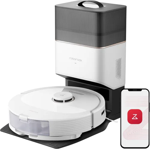 Miniatura 16 de roborock Q7 M5+ Robot de aspiradora y fregona, actualización de Q5 Max+, hasta 7-9 semanas de autovaciado, succión de 10000 Pa, sistema dual Black01