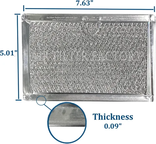 Miniatura 9 de Air Filter Factory Filtro de grasa 5304464105, 5304478913 Reemplazo para filtros de grasa Frigidaire Premium de 12 capas para microondas, paquete