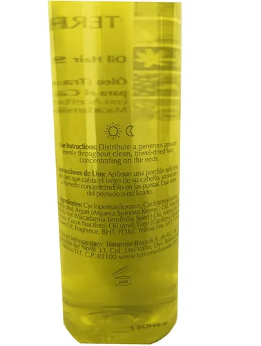 Miniatura 5 de Oleo , Argan Oil , Macadamia and Monoi of Tahití, TERRAMAR, 4.05 Oz