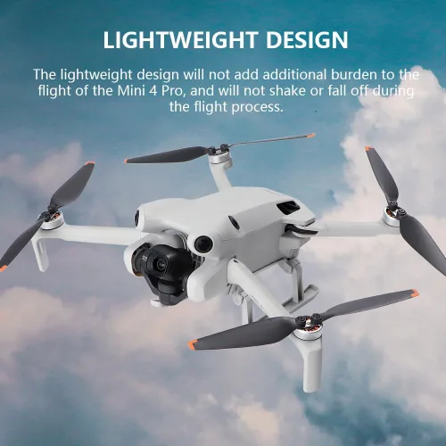 Miniatura 3 de Mini 4 Pro Tren de aterrizaje extendido, pata de araña de aterrizaje plegable compatible con accesorios DJI Mavic Mini 4 Pro