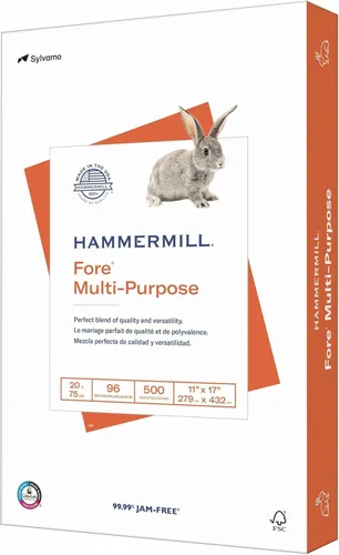 Miniatura 8 de Hammermill Fore Papel para impresora, papel para copias multiusos de 20 lb, 8.5 x 14 - 1 resma (500 hojas) - blancura 96, fabricado en Estados