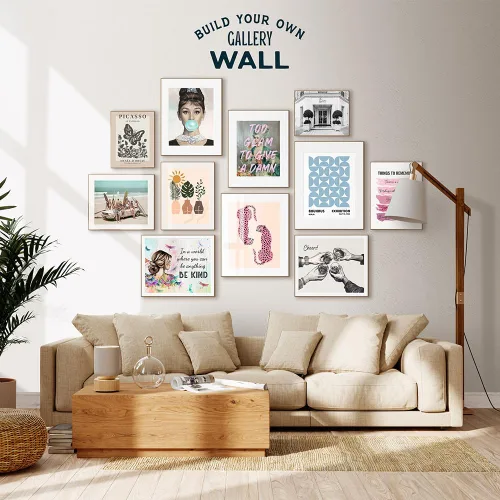 Miniatura 5 de Decoración de pared cristiana preppy rosa - Decoración de pared estética de Dios es bueno para mujeres, mujer, niñas adolescentes - Regalos