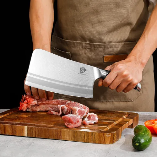 Miniatura 7 de WILDMOK Juego de bloque de cuchillos de cocina, juego de 17 piezas con bloque de madera, juegos de cuchillos de cocina de acero alemán con picador