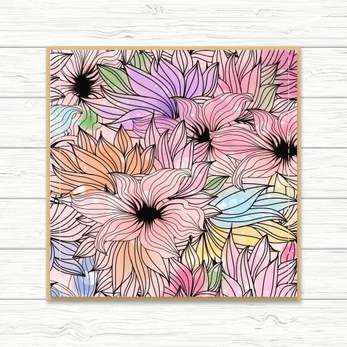 Miniatura 3 de Florecer flores fondo sellos transparentes para hacer tarjetas, plantas decorativas, fondo, sellos de silicona transparente para manualidades