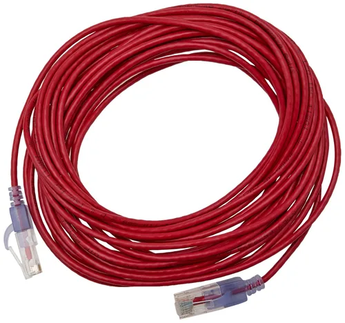 Miniatura 66 de Monoprice Cat6A - Cable de conexión Ethernet de 6 pulgadas, negro, UTP, 30 AWG, 10G, cable de cobre puro desnudo, sin enganche, RJ45, serie SlimRun