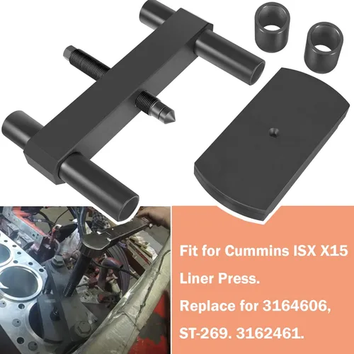 Miniatura 3 de Yoursme 3164606 Para Cummins ISX X15 Herramienta de Instalación de Prensa de Revestimiento Cilíndrico 3164606, ST-269, 3162461 3164606 Prensa