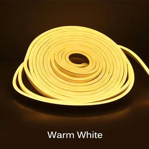Miniatura 2 de EZTRONICSCORPO - Tira de luces LED, 16.4 pies, tira de luces de neón blancas regulables, tira de luz LED de 12 V para dormitorio, 6000 K