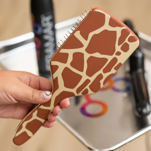 Miniatura 7 de FRAMAR Cepillo desenredante de pelo de pala, cepillo desenredante para mujeres, cepillo de pelo húmedo para niñas, cepillo desenredante de pelo