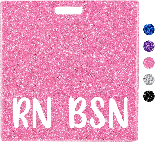 Miniatura 11 de Plifal RN BSN Porta insignia con tarjetero Enfermera Accesorios de enfermería Enfermera registrada Licenciatura en ciencias en enfermería