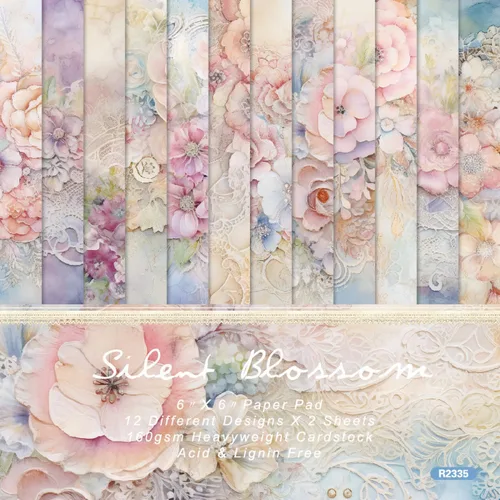 Miniatura 25 de YASMEN Bloc de papel para álbum de recortes de Navidad, 6 x 6 pulgadas, cartulina de una sola cara para hacer tarjetas, diarios, planificador