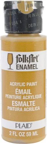 Miniatura 26 de FolkArt Pintura esmaltada para vidrio y cerámica en varios colores (2 onzas), 4013, grano de café Granos de café
