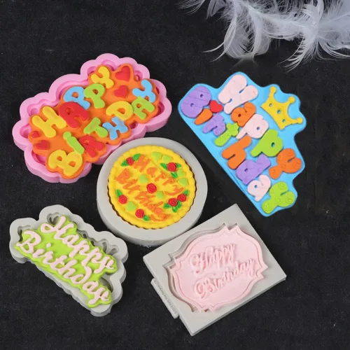 Miniatura 3 de 6 moldes de silicona para hornear fondant para pasteles para hacer dulces, moldes de chocolate, manualidades para manualidades, herramientas