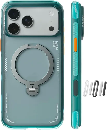 Miniatura 19 de TORRAS Ostand Q3 Air - Funda para iPhone 17 Pro Max con soporte magnético de 360°, compatible con MagSafe, probado contra caídas de grado militar
