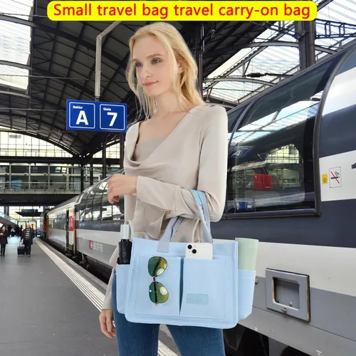 Miniatura 8 de Bolso de lona para mujer, bolsos cruzados para mujer, bolsos de trabajo para computadora portátil, bolso grande de mano para enfermera o profesora