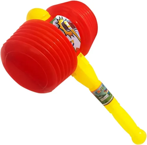 ArtCreativity Martillo chirriante gigante de Navidad para niños, juguete chirriante jumbo de 17 pulgadas, perfecto para payasos, carnavales y