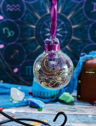 Miniatura 15 de Bolas de adivinación Bola de adivinación Bolas de protección de nigromancia Herramientas de altar Herramientas de altar Colección de tarros