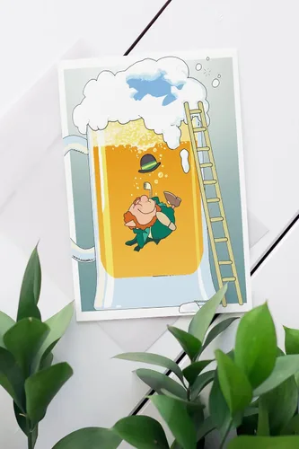 Miniatura 3 de Stonehouse Collection Tarjetas del Día de San Patricio - Beer Swim - 12 divertidas tarjetas y sobres del día de San Patricio - Hecho en Estados