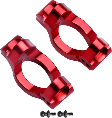 Miniatura 5 de Bloques de dirección de aluminio Bloque de dirección con ruedas y ejes portadores de nudillos Juego de mejoras para 1/18 Traxxas LaTrax Teton Desert