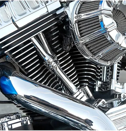 Miniatura 2 de Cubierta de barra de empuje para Harley Twin Cam Street Glide Road King Electra Glide Tri Ultra Dyna Fit Street Bob Softail Fatboy 99-17
