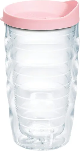 Miniatura 71 de Taza de viaje Tervis de doble pared transparente y colorida con tapa fabricada en Estados Unidos mantiene las bebidas frías y calientes, 24 onzas