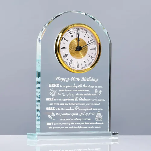 Miniatura 8 de Movdyka Regalos de 70 cumpleaños para mujeres y hombres – Reloj de cristal personalizado 1956 70 años de edad regalo para ella él – Ideas de regalos