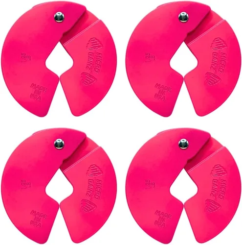 Miniatura 11 de Micro Gainz - Placa fraccional para mancuernas de 1.25lb, ideal para micro cargas, (elige color) juego de 4 placas fraccionales, diseñadas para Rojo