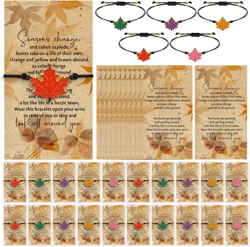 Miniatura 8 de Sasylvia Bonito regalo de agradecimiento para empleados, pulsera inspiradora a granel, pulsera positiva, tarjeta motivacional, regalo para Navidad