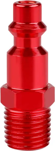 Miniatura 4 de Kit de acoplador y enchufe de aire NPT de 1/4 pulgadas, acoplador de aire unviersal AMT con 4 piezas de tapones de aire tipo I/M, juego