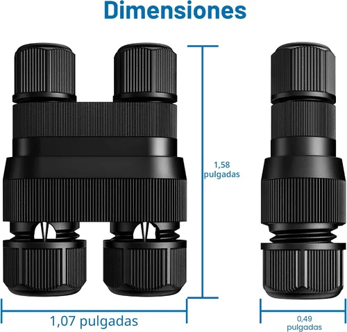 Miniatura 6 de SUNVIE Fastlock2 - Conector de cable de bajo voltaje para iluminación de paisaje, impermeable, conector de bajo voltaje, conectores de cable