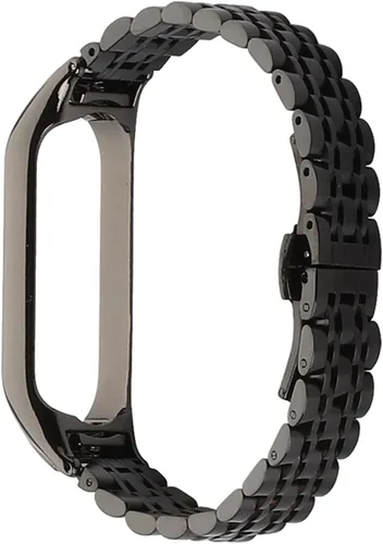 Miniatura 9 de Mi Band 6 bandas de repuesto, correa de metal para reloj, correa de acero inoxidable, pulsera de negocios, pulsera de repuesto para mujeres y A04