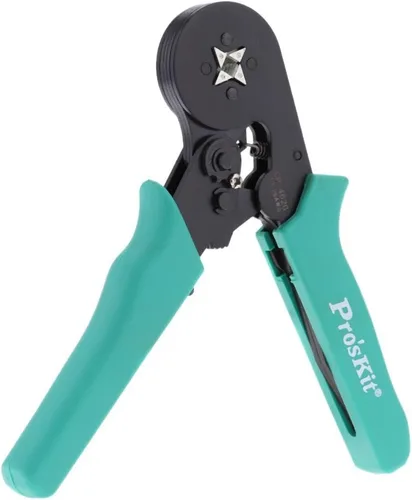 Miniatura 4 de ProsKit CP-462G - Alicates de prensado de alambre de virola cuadrada ajustable, herramienta práctica de prensado de línea