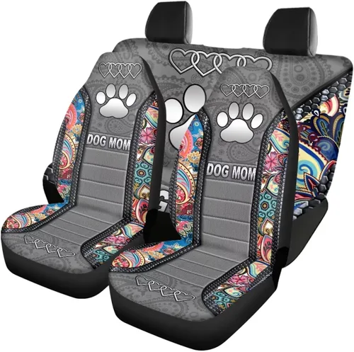 Miniatura 20 de Howilath 250 USA Anniversary - Juego de 4 fundas de asiento de automóvil de ajuste universal para asientos delanteros y traseros para uso en todas