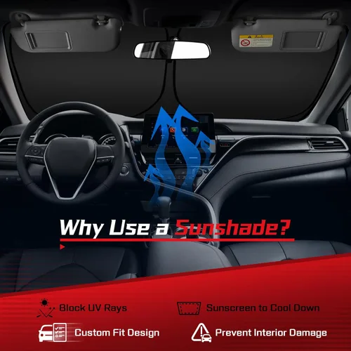 Miniatura 3 de ARISMOTOR - Parasol plegable para parabrisas para Honda Civic 11.ª generación 2022-2025 2026, protector de visera de sol personalizado para ventana