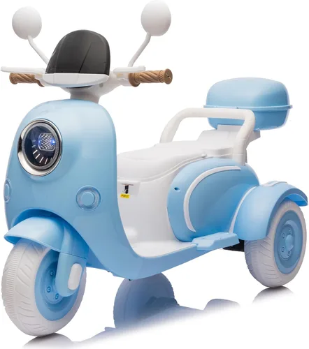 Motocicleta de paseo de 12 V y 2 asientos para niños, juguete con batería eléctrica, bicicleta de tierra para niños, vehículo todoterreno, bicicleta