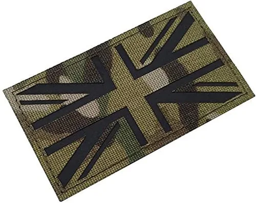 Miniatura 6 de Parche reflectante de bandera del Reino Unido DIY Reino Unido táctico militar moral británica infrarrojos infrarrojos de Gran Bretaña parches UK CP