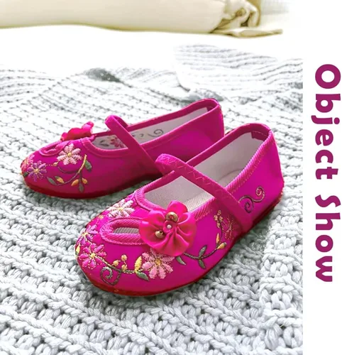 Miniatura 5 de Mirabel Shoes, Mirabel Shoes Encanto for Girls, Girls Dress Shoes Ballet Costume Shoes for Girls Comfy Low Heel Round Toe Flat Shoes with Floral