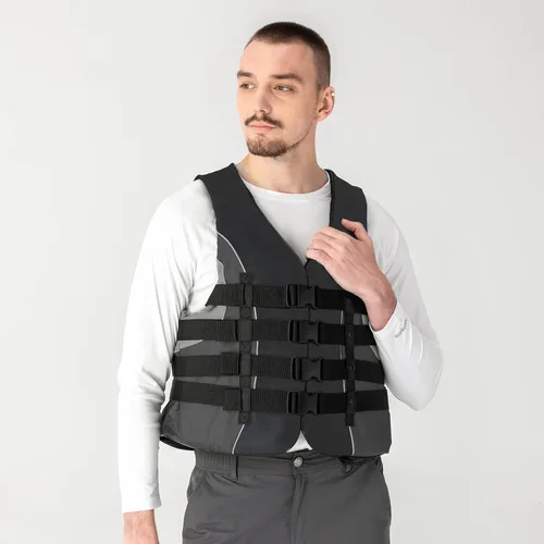 Miniatura 2 de XGEAR Chaleco salvavidas para deportes acuáticos para adultos USCG Negro