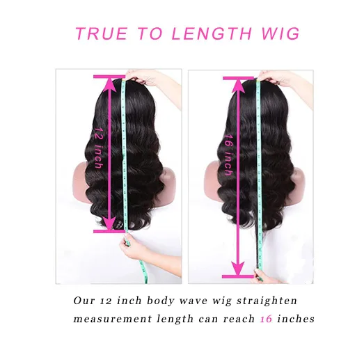 Miniatura 4 de Foreverlove - Pelucas de encaje frontal de onda corporal, de cabello humano virgen brasileño sin procesar, Remy, pre-arrancadas con cabello pequeño
