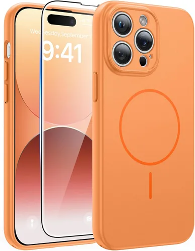 Miniatura 555 de FNTCASE Funda para iPhone 17 Pro: Fundas delgadas translúcidas de color azul claro compatibles con MagSafe, protección completa de la cámara