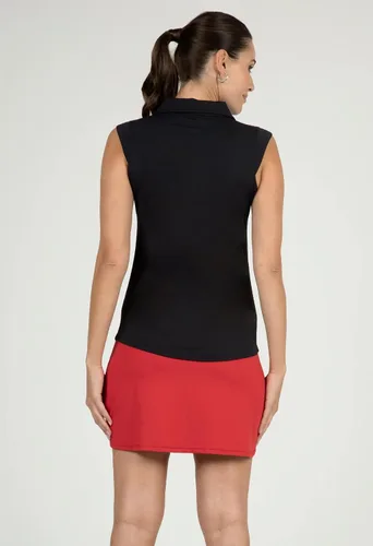 Miniatura 5 de IBKUL Athleisure Wear 84000 Polo de protección solar UPF 50+ Icefil Cooling Tech Solid sin mangas