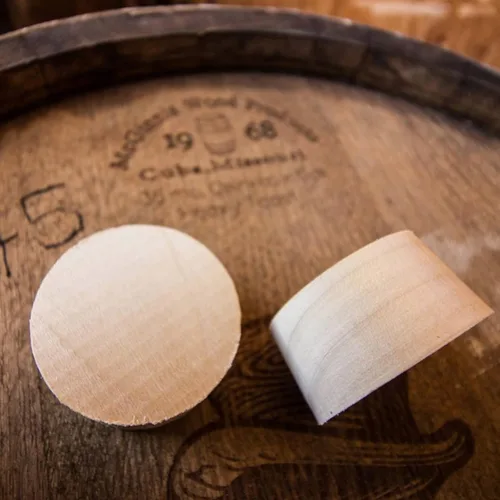Miniatura 2 de Midwest Barrel Company - Bung de madera para barriles de vino o whisky de 1.25 pulgadas, paquete de 5
