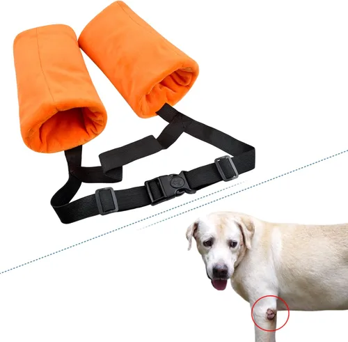 Miniatura 5 de Coderas protectoras de forro polar con almohadilla de algodón para perros para prevenir lesiones (pequeño)