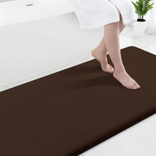 Miniatura 52 de Smiry Tapetes de Baño de Espuma Viscoelástica 36 x 24 pulgadas, Tapetes de Baño Extra Suaves y Absorbentes, Alfombra Antideslizante Lavable