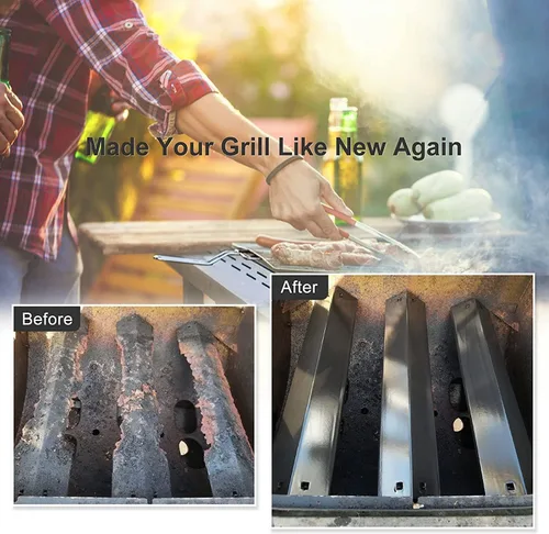 Miniatura 6 de Criditpid Piezas de parrilla para modelos Chargriller 5050, 5650, 3001, 3030, 5072, 3008, 4000, 5252, 5050, placa de calor de acero de porcelana