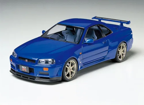 Miniatura 8 de Tamiya Nissan 24210 Skyline GT-R V-SPEC R34, Blanco, Mittel