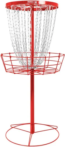 Remix Deluxe Practice Basket for Disc Golf - Choose Your Color and Style Rojo
