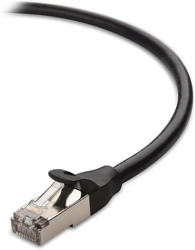 Miniatura 3 de Cable Matters Paquete de 2 cables de extensión Ethernet Cat 6 blindados cortos de 10 Gbps, 1.5 pies